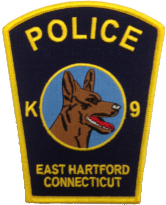 Connecticut Police Dept K9 Patches